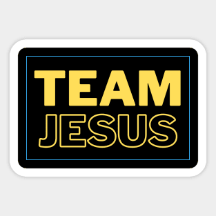 Team Jesus | Christian Typography Sticker